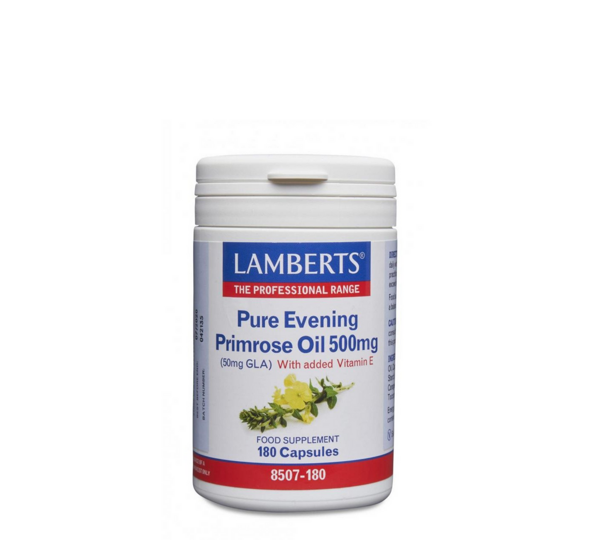 Lamberts Pure Evening Primrose Oil 500 mg 180 capsules
