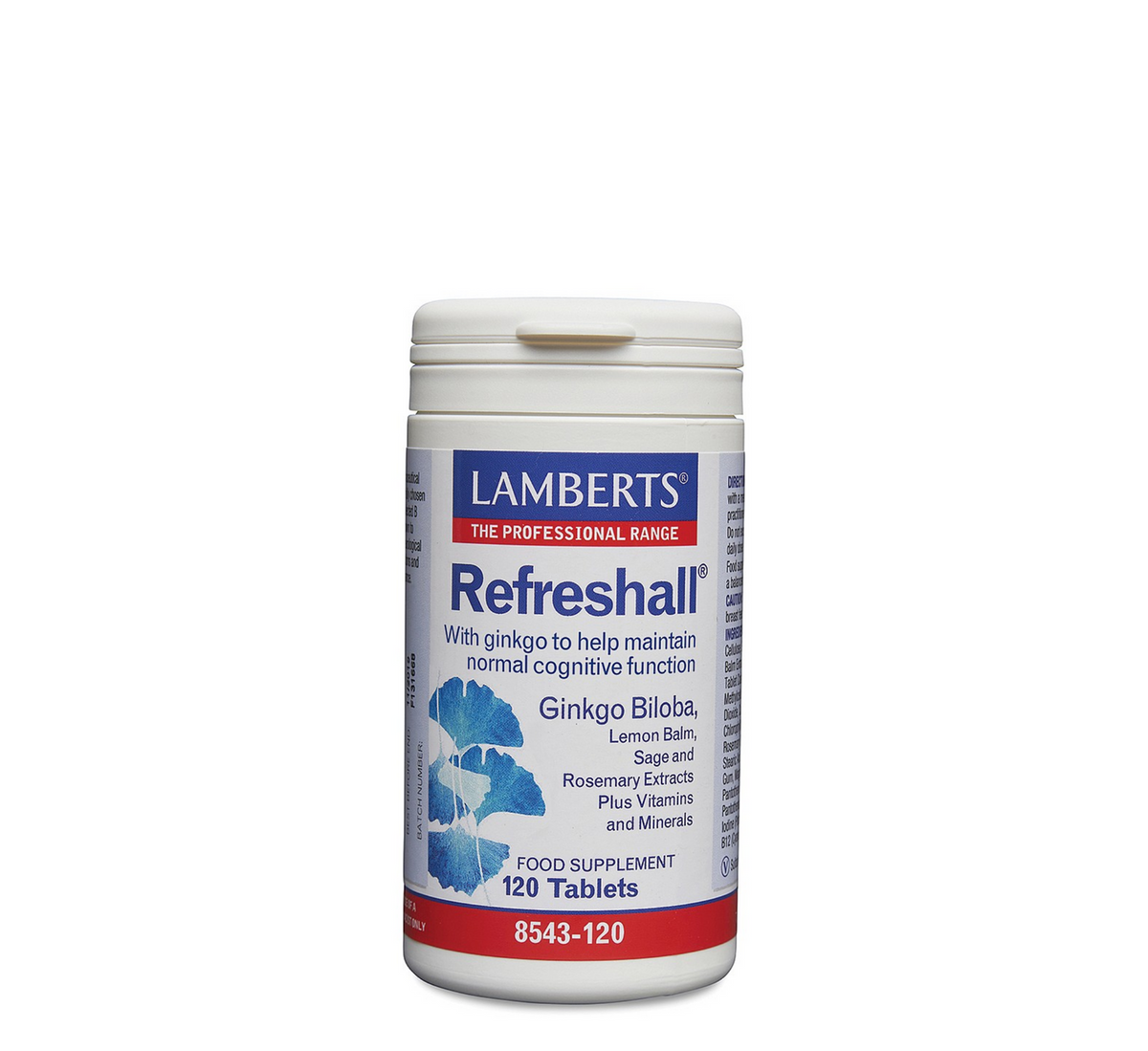 Lamberts Refreshall Ginkgo, Lemon Balm, Sage and Rosemary 120 tablets