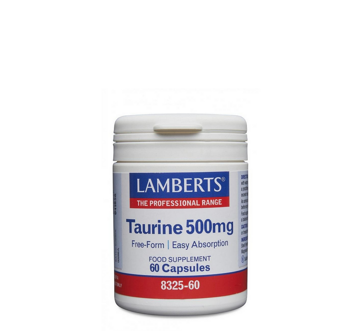 Lamberts Taurine 500 mg, 60 capsules