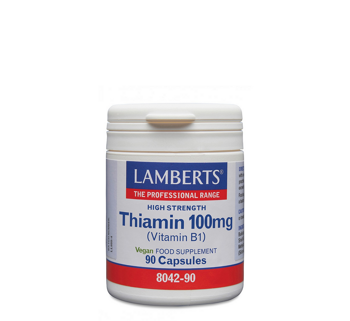 Lamberts Thiamin 100 mg, 90 capsules