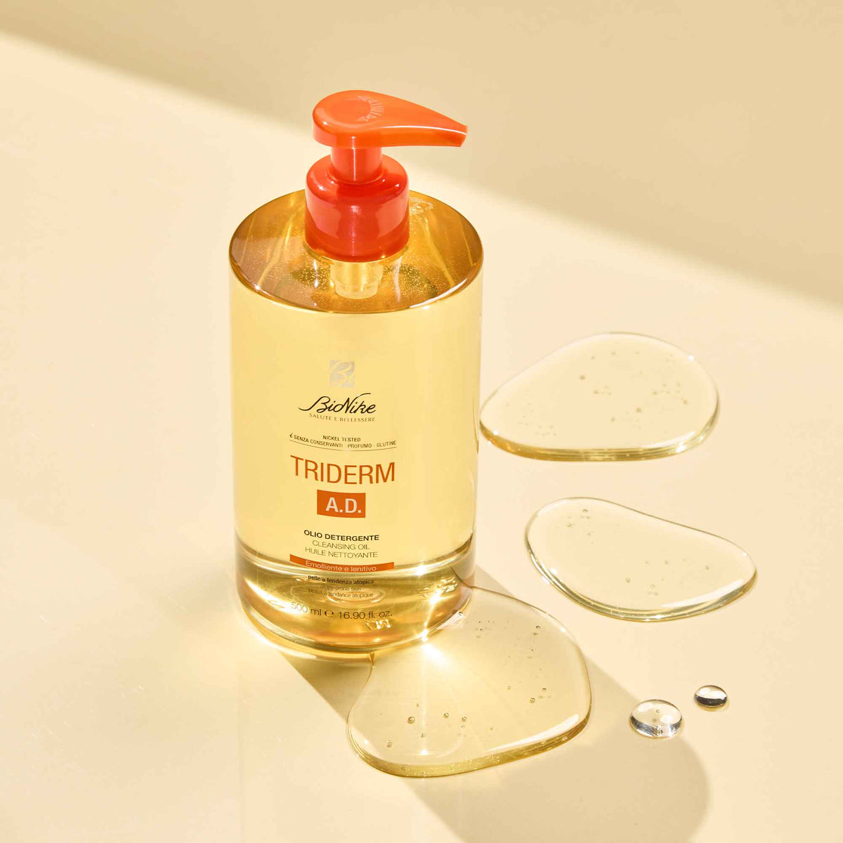 BioNike Triderm A.D. Cleansing Oil, 500 ml