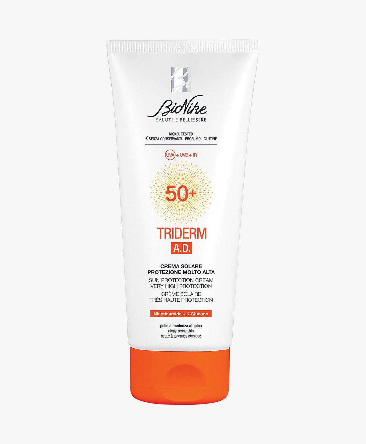 BioNike Triderm A.D. Sun Protection Cream SPF 50+, 200 ml