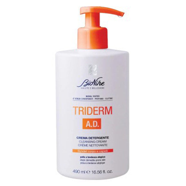 BioNike Triderm A.D. Cleansing Cream 490 ml bottle