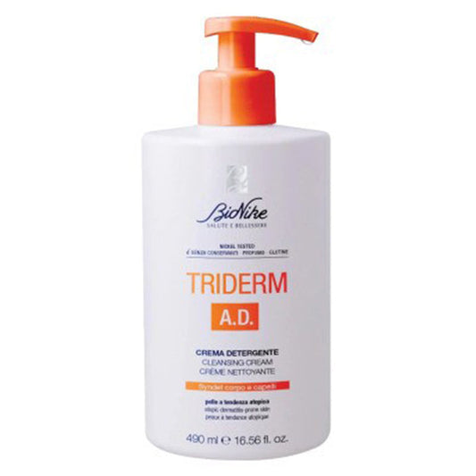 BioNike Triderm A.D. Cleansing Cream 490 ml bottle