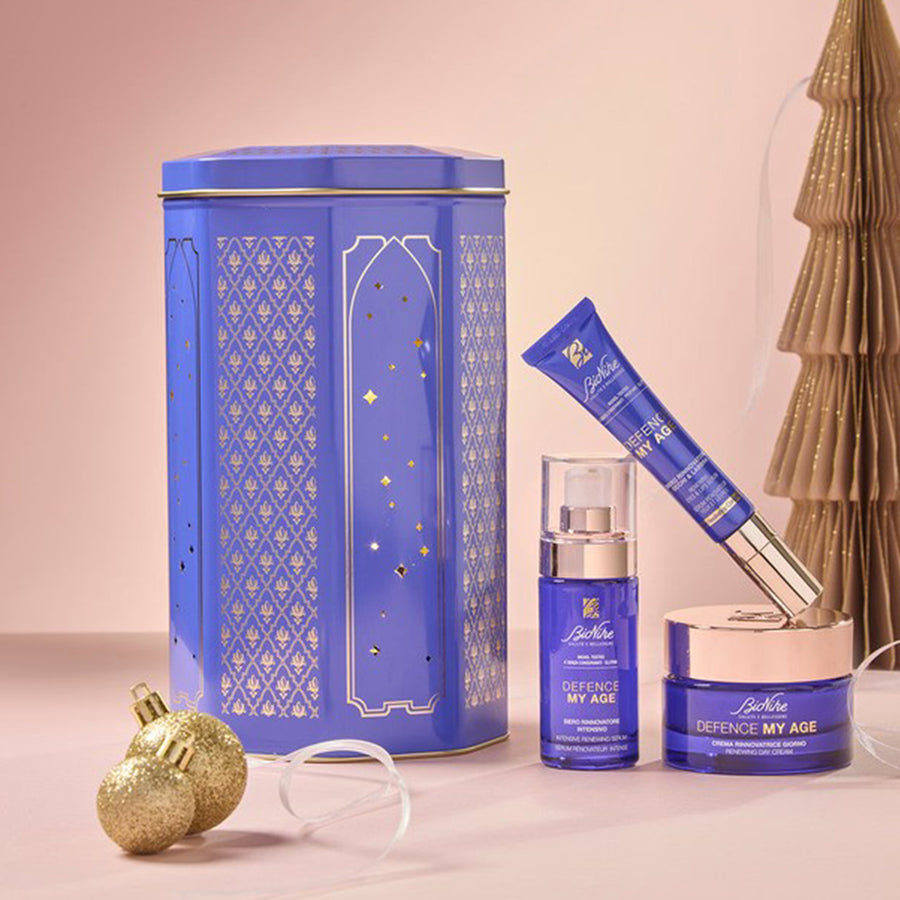 BioNike Defence My Age 2024 gift set with serum, day cream and eye and lip serum
