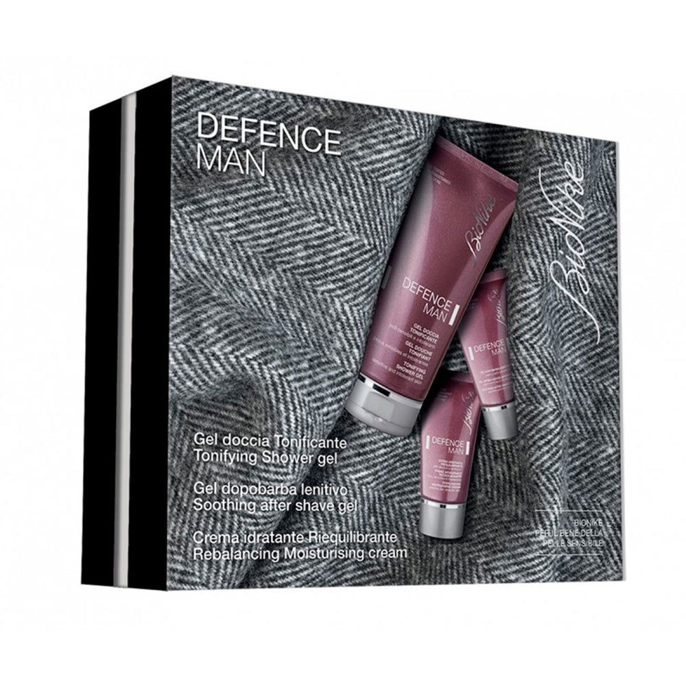 BioNike Defence Man Gift Set with shaving foam, aftershave balm, deodorant