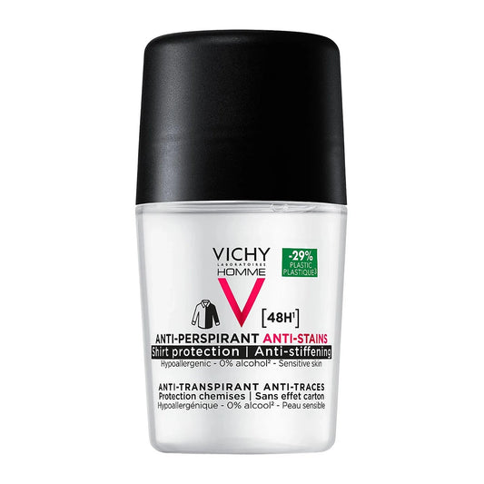 Vichy - Homme Anti-Transpirant Anti-Traces 48H Roll-On
