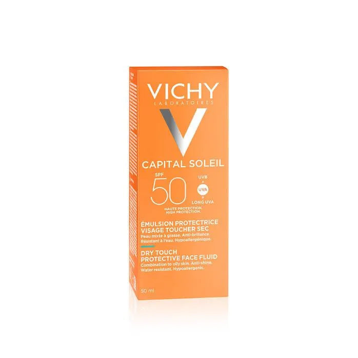 Vichy - Capital Soleil Mattifying Face Dry Touch SPF50 - GOLDFARMACI