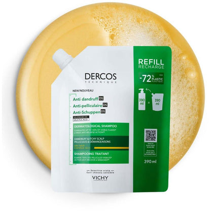 Vichy - Dercos Anti-Dandruff Shampoo for Dry Hair (Refill)