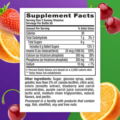 Vitafusion - Calcium 500mg - GOLDFARMACI