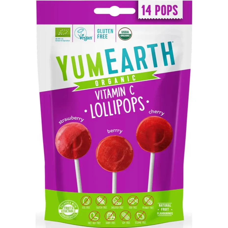 YumEarth - Vitamin C Lollipops - GOLDFARMACI