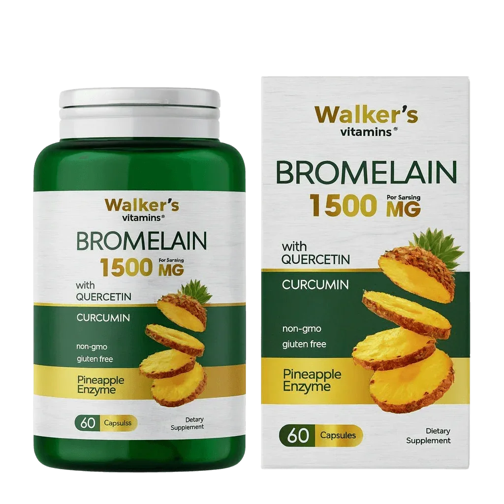 Walker’s Vitamins - Bromelain 1500 mg - GOLDFARMACI
