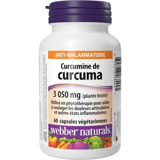 Webber Naturals - Turmeric Curcumin 3050 mg