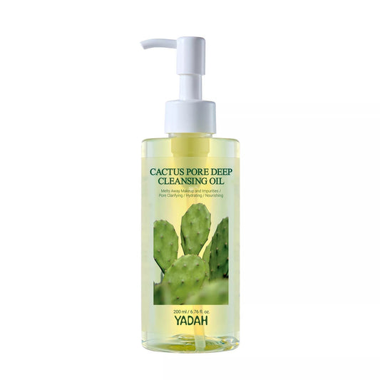 Yadah Cactus Pore Deep Cleansing Oil, vaj pastrues për fytyrë, 200 ml