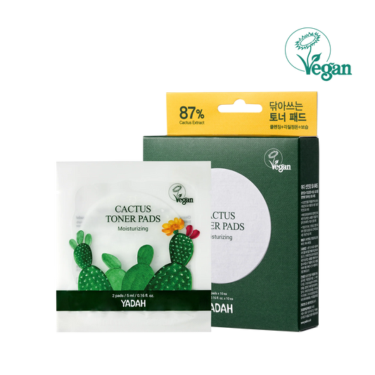 Yadah Cactus Toner Pads (Pouch Type), disqe toniku, 20 pads