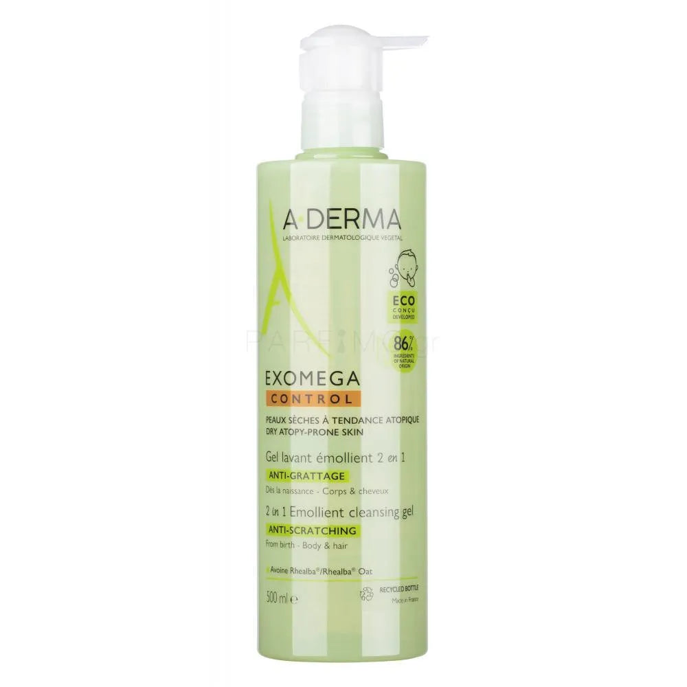 A-Derma - Exomega Control Emollient Cleansing Gel - GOLDFARMACI