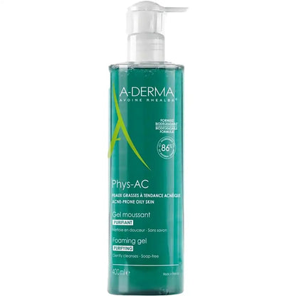A-Derma - Phys-AC Purifying Foaming Gel - GOLDFARMACI