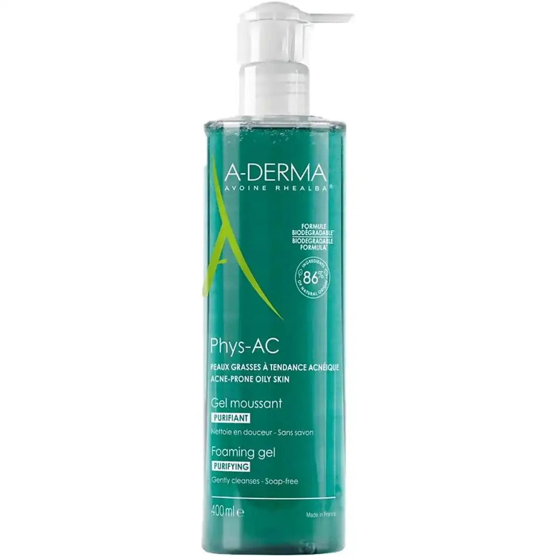 A-Derma - Phys-AC Purifying Foaming Gel - GOLDFARMACI