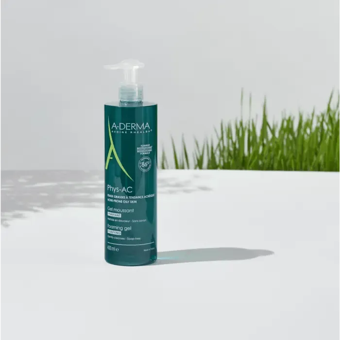 A-Derma - Phys-AC Purifying Foaming Gel - GOLDFARMACI