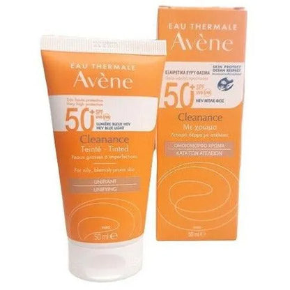 Avène - Cleanance Tinted Sun Cream SPF50+ - GOLDFARMACI