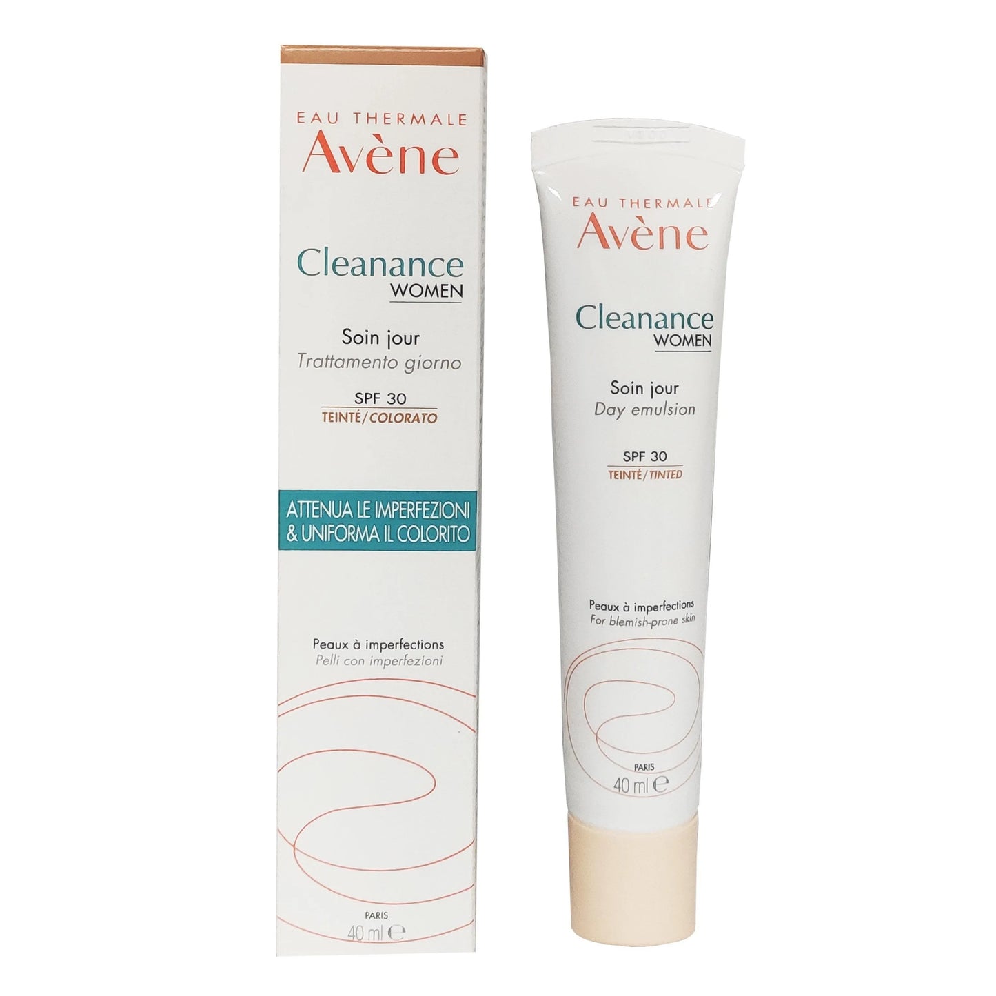 Avène - Cleanance Women Day Tinted Emulsion SPF30 - GOLDFARMACI