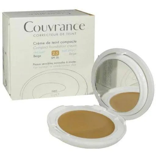 Avène - Couvrance Compact Foundation Cream SPF30 – Matte Finish - GOLDFARMACI