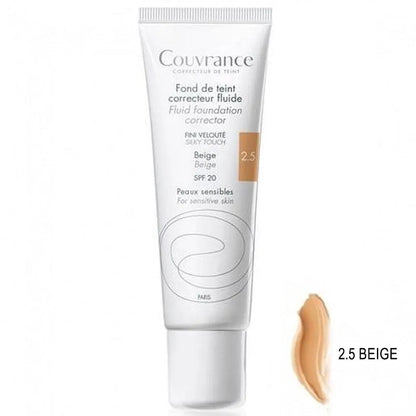 Avène - Couvrance Natural Fluid Concealer Foundation SPF20 - GOLDFARMACI