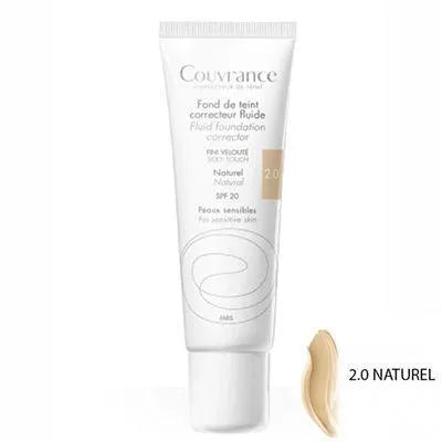 Avène - Couvrance Natural Fluid Concealer Foundation SPF20 - GOLDFARMACI