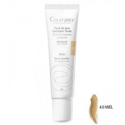Avène - Couvrance Natural Fluid Concealer Foundation SPF20 - GOLDFARMACI
