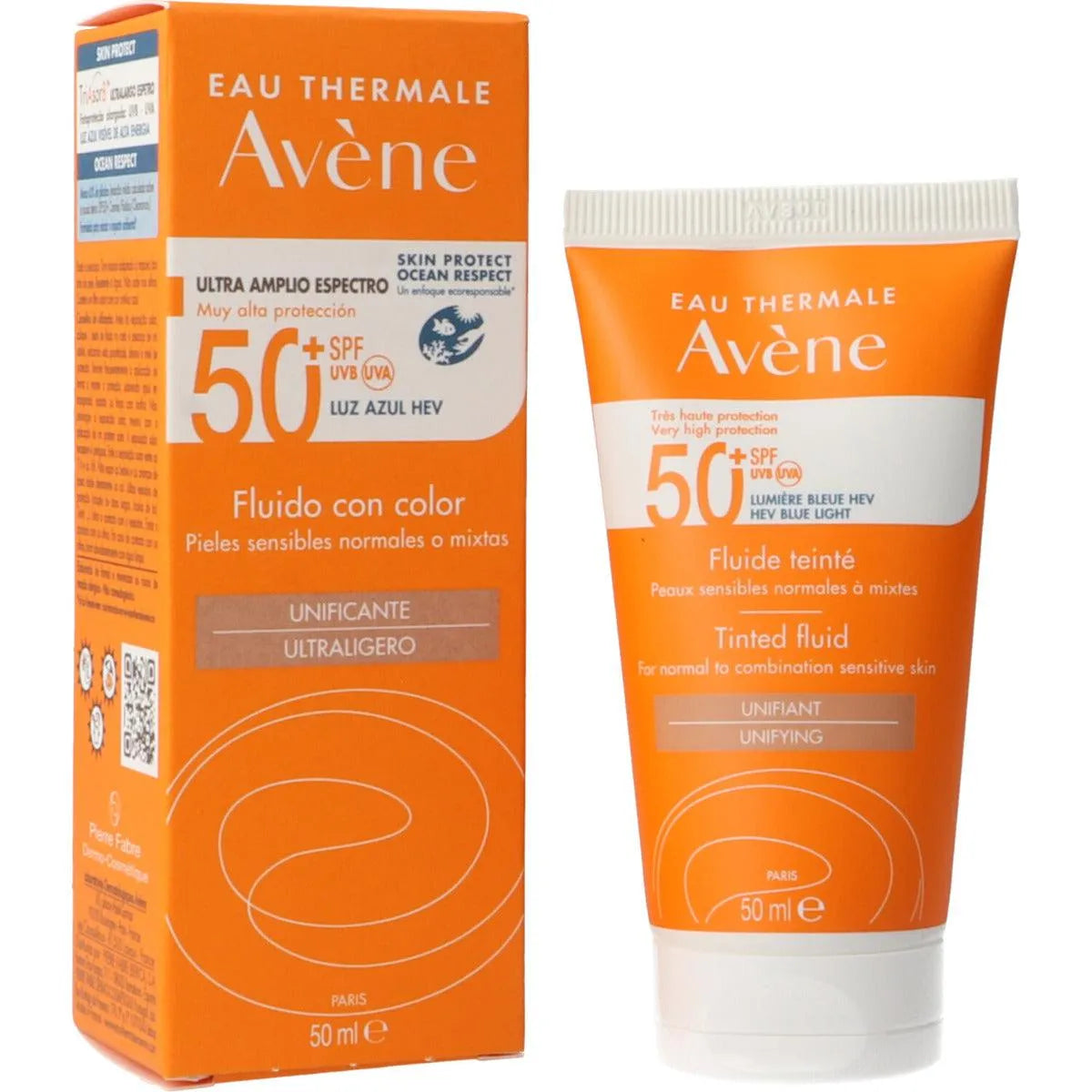 Avène - Tinted Fluide SPF50+ - GOLDFARMACI
