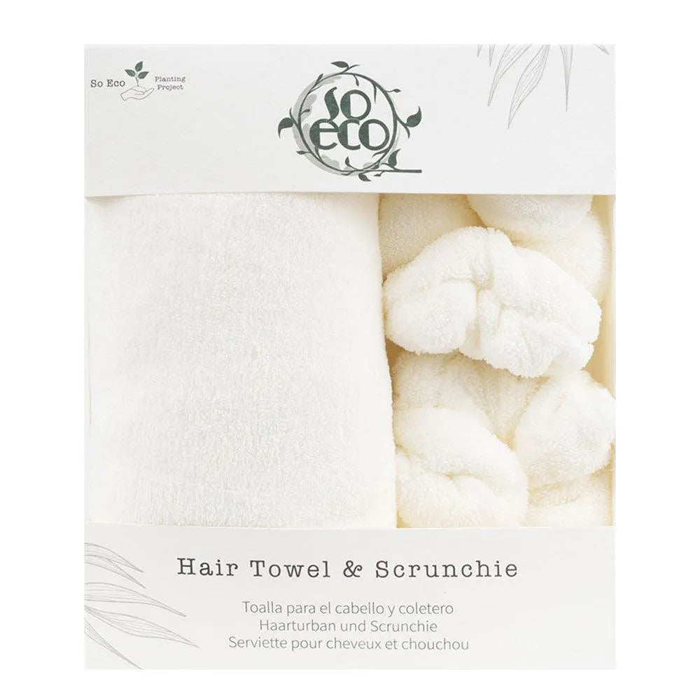 So-Eco - Bamboo Scrunchie & Hair Towel - GOLDFARMACI