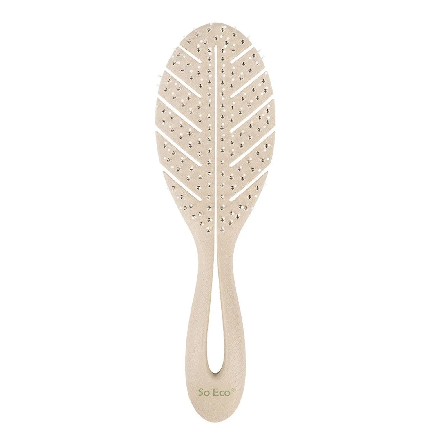 So-Eco - Biodegradable Detangling Leaf Brush - GOLDFARMACI