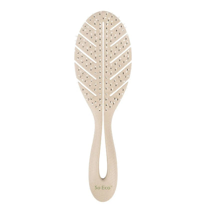 So-Eco - Biodegradable Detangling Leaf Brush - GOLDFARMACI