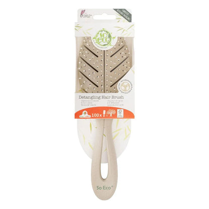 So-Eco - Biodegradable Detangling Leaf Brush - GOLDFARMACI