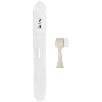 So-Eco - Biodegradable Facial Cleansing Brush and Waffle Headband Sets - GOLDFARMACI