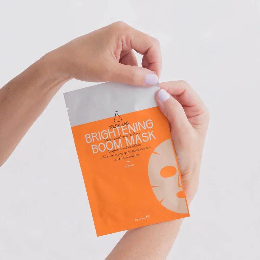 Youth Lab - Brightening Boom Vit C Sheet Mask - GOLDFARMACI