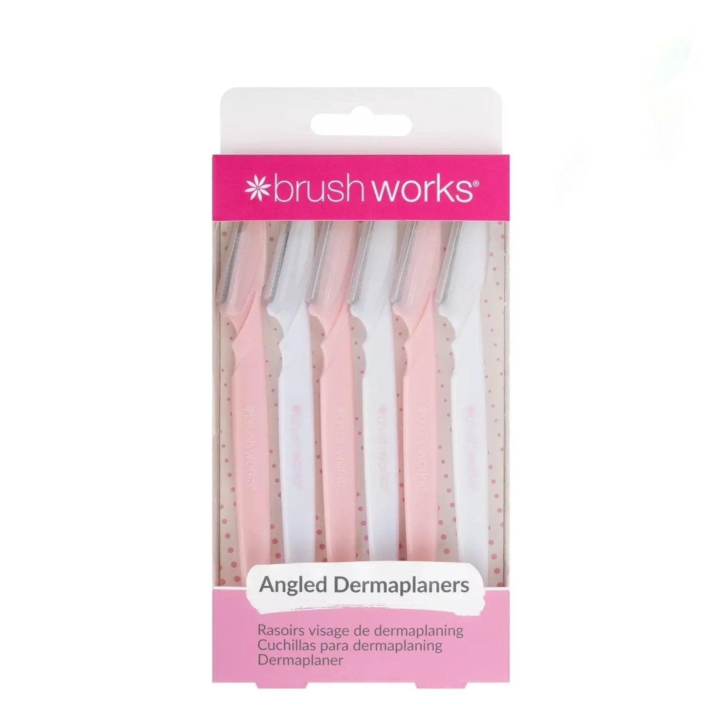 Brushworks - Angled Dermaplaners 6 pcs - GOLDFARMACI