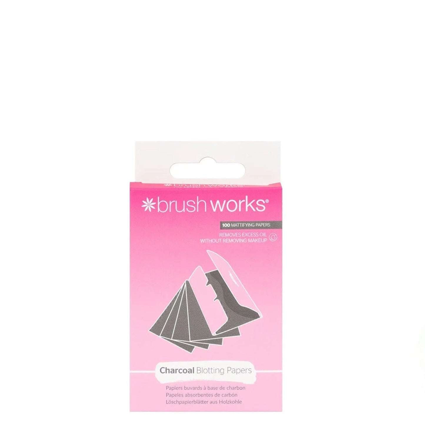 Brushworks - Charcoal Blotting Papers 100 cope - GOLDFARMACI