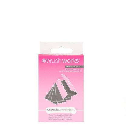 Brushworks - Charcoal Blotting Papers 100 cope - GOLDFARMACI