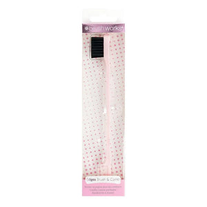 Brushworks - Edge Brush & Comb - GOLDFARMACI