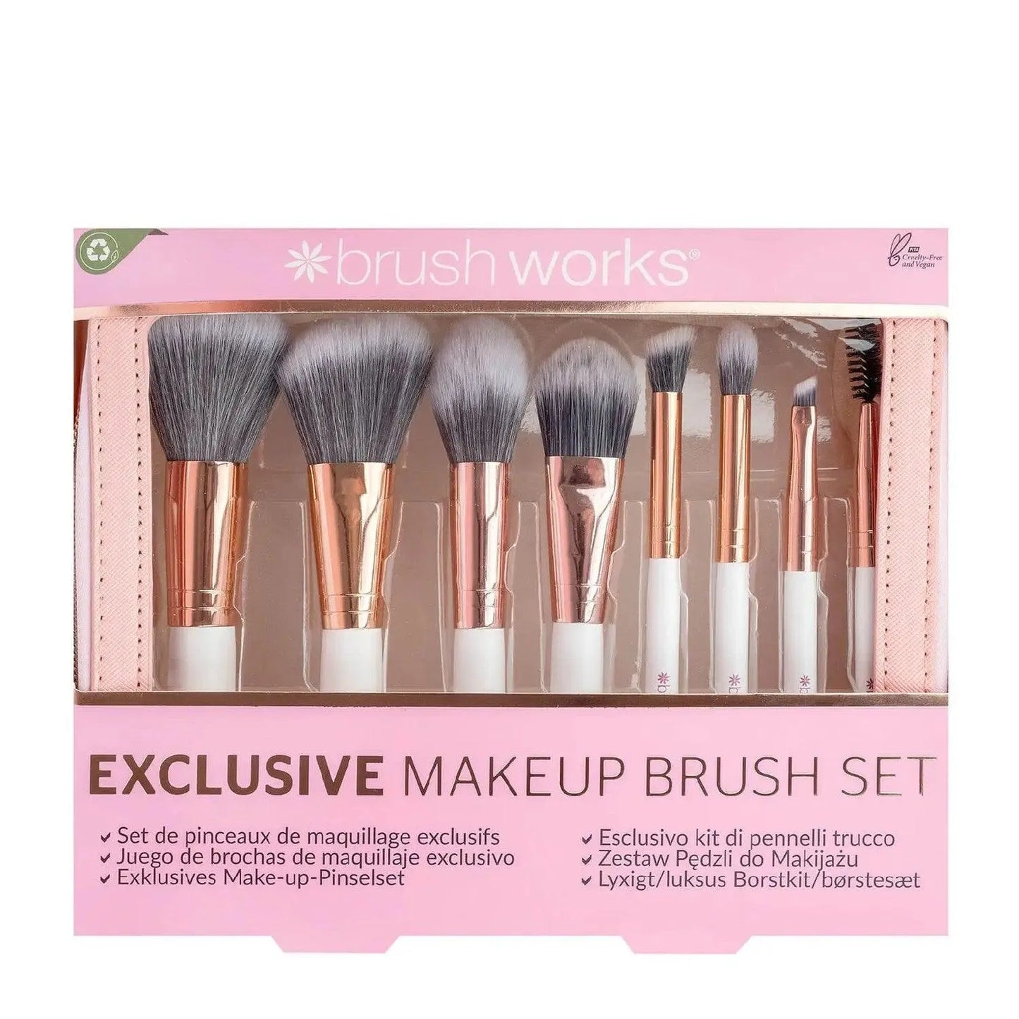 Brushworks - Exclusive Makeup Brush Set - GOLDFARMACI