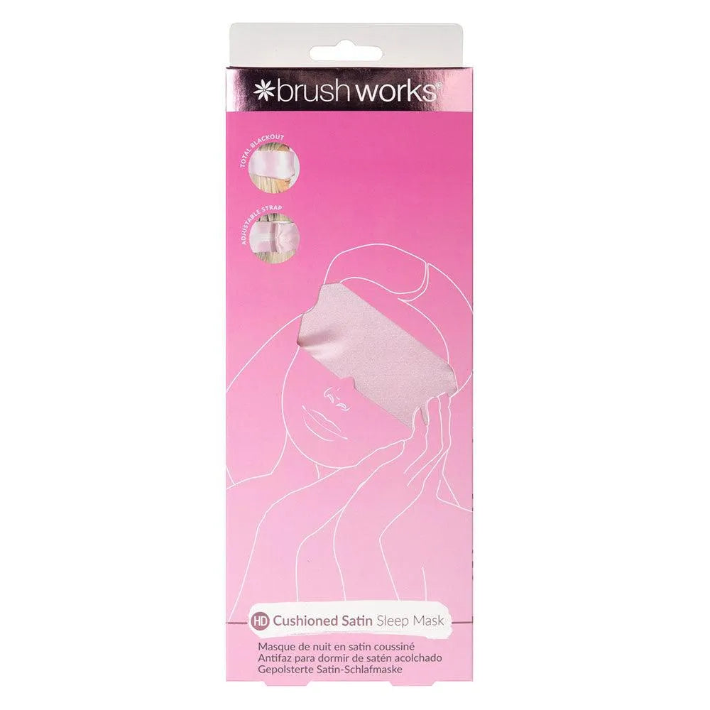 Brushworks - HD Cushioned Satin Sleep Mask - GOLDFARMACI