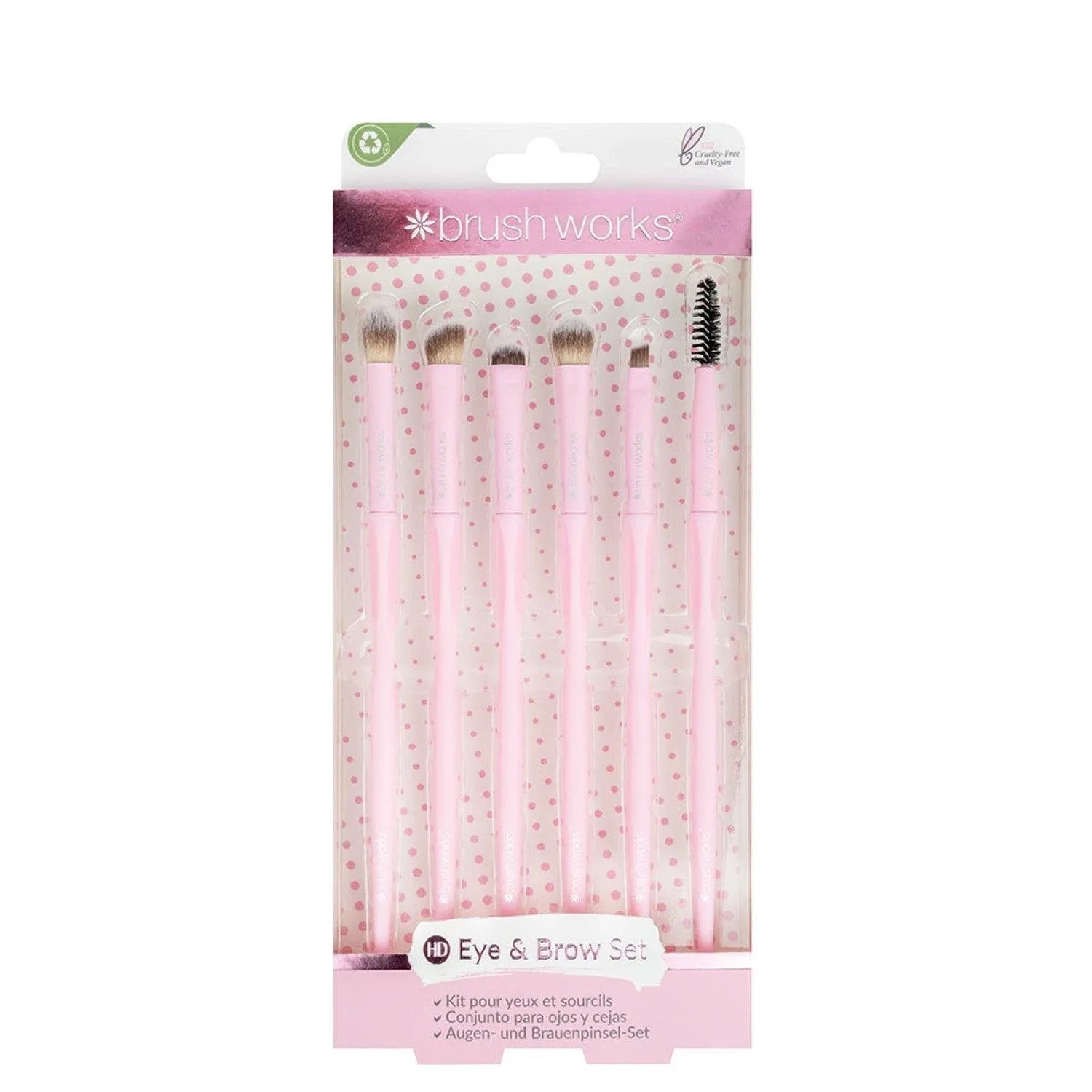 Brushworks - HD Eye & Brow Set - GOLDFARMACI