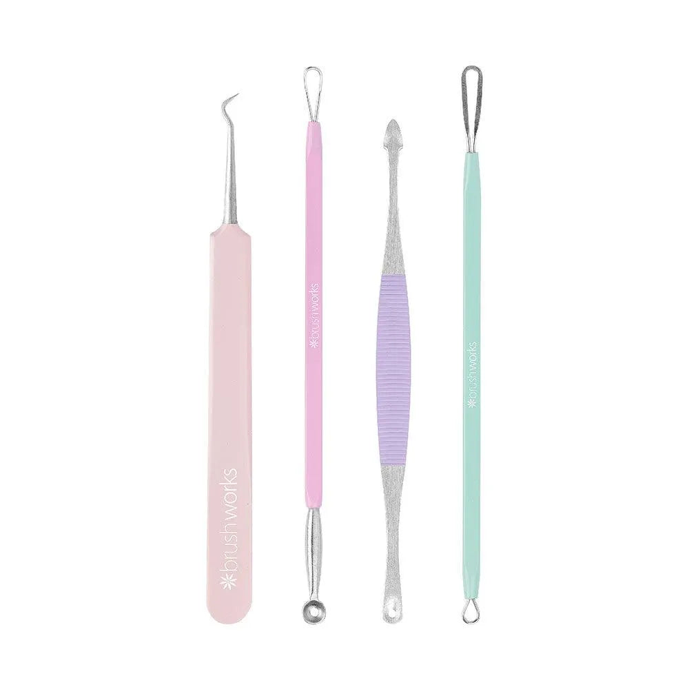 Brushworks - HD Pastel Blackhead & Blemish Remover Set - GOLDFARMACI