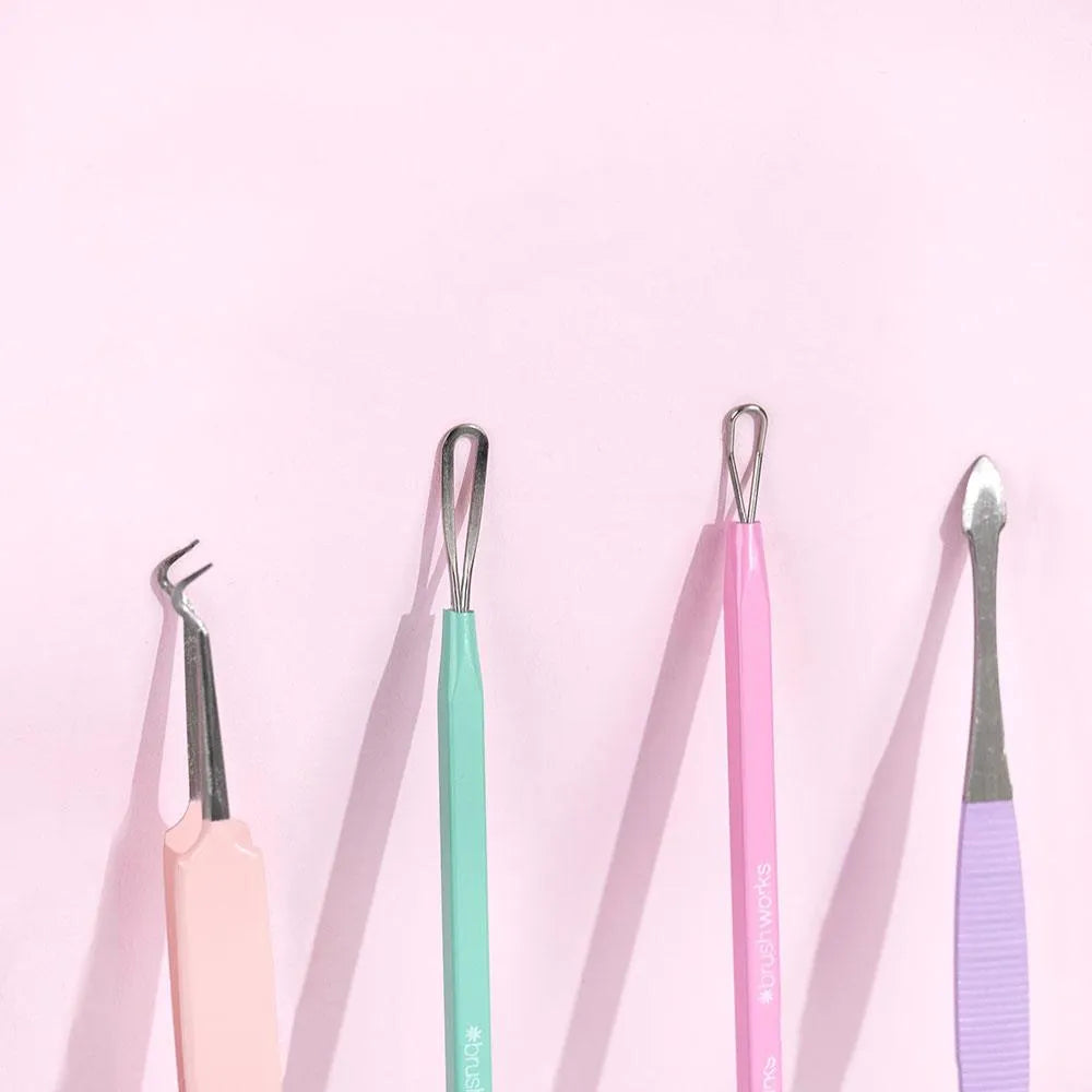 Brushworks - HD Pastel Blackhead & Blemish Remover Set - GOLDFARMACI