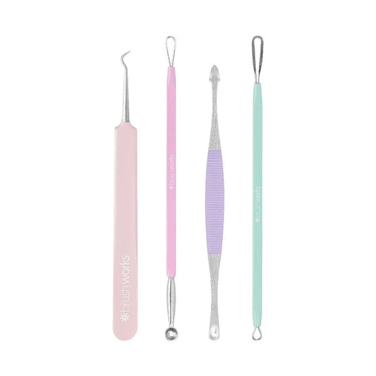 Brushworks - HD Pastel Blackhead & Blemish Remover Set - GOLDFARMACI