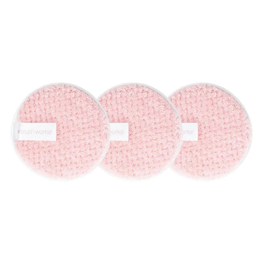 Brushworks - HD Reusable Makeup Remover Pads (Pack of 3) - GOLDFARMACI