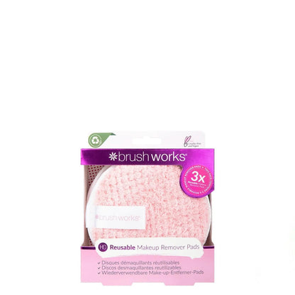 Brushworks - HD Reusable Makeup Remover Pads (Pack of 3) - GOLDFARMACI