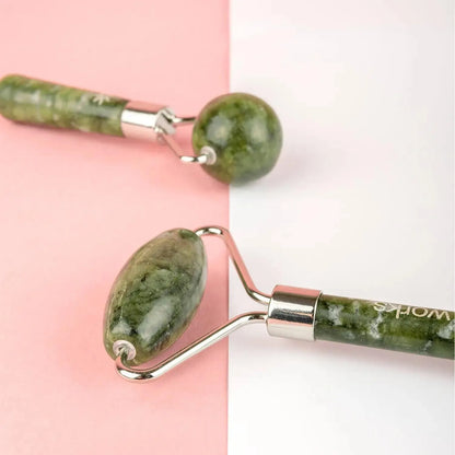 Brushworks - Jade Roller & Globe Set - GOLDFARMACI