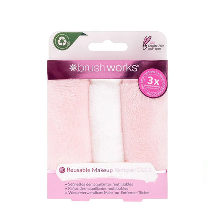 Brushworks - Makeup Remover Cloths 3 Pack - GOLDFARMACI